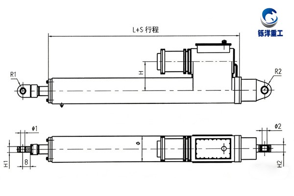 配套液压启闭机结构布置图